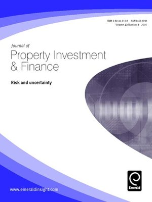 cover image of Journal of Property Investment & Finance, Volume 23, Issue 3